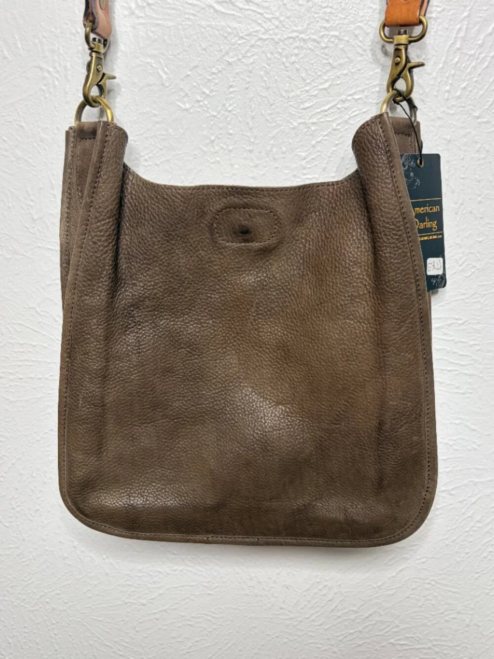 NWT American Darling Genuine Leather Crossbody Purse